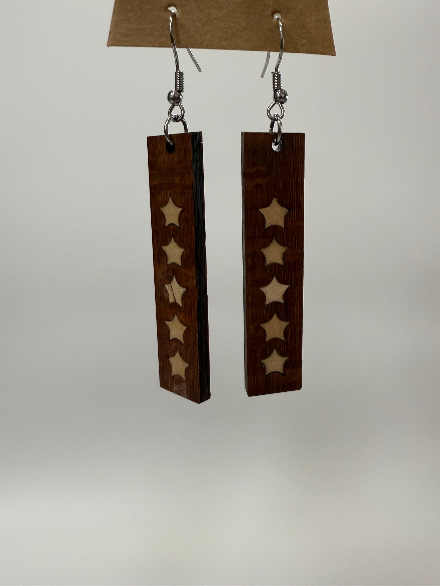 Earring - Star Inlay (dark)