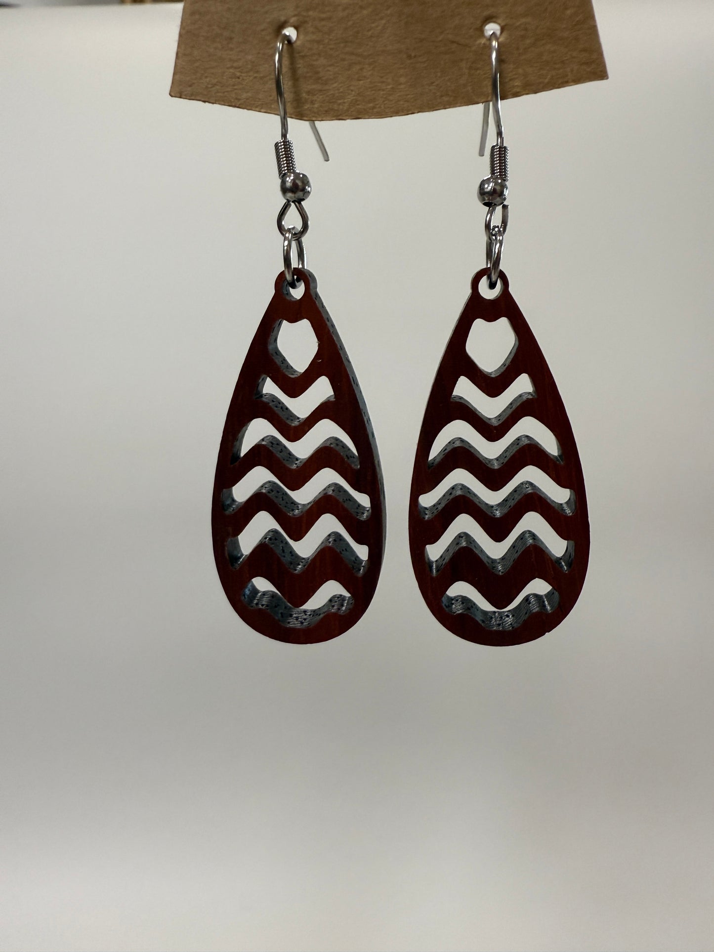 Earring - Tear Drop Waves