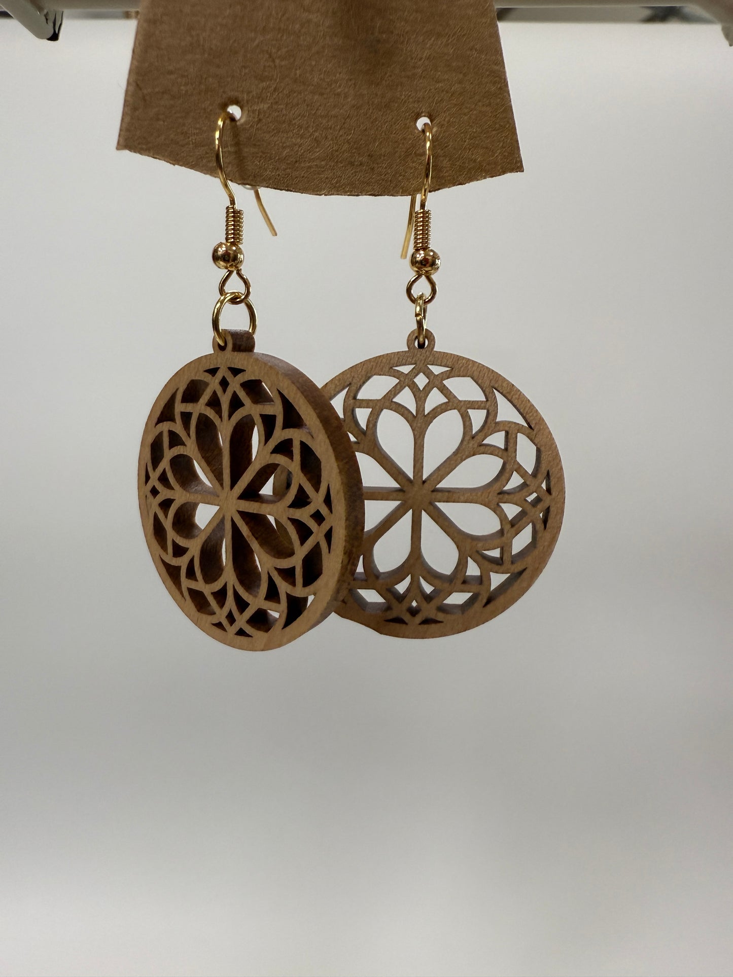 Earring - Deco Circle Celtic Flower 2 (light)