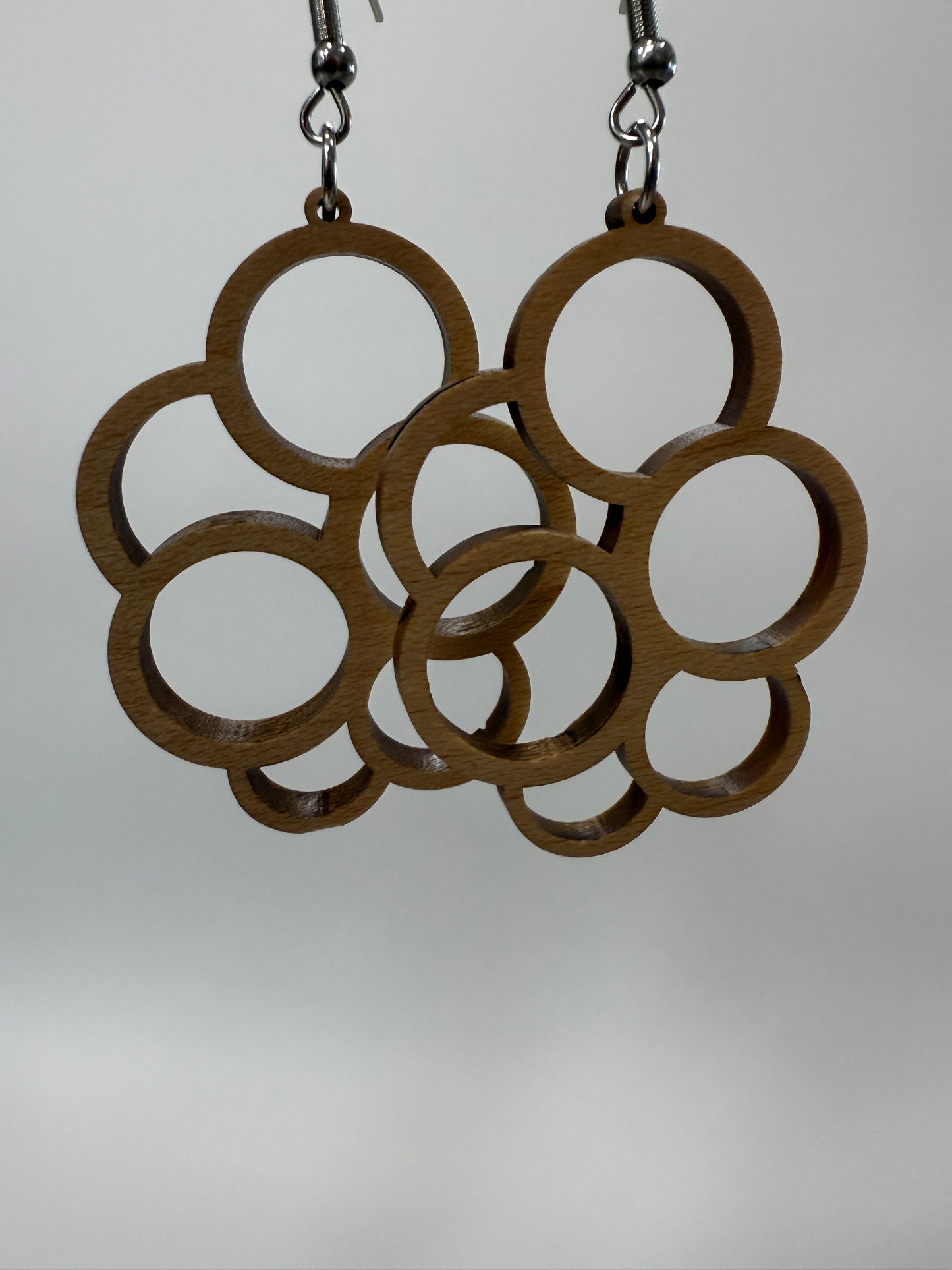 Earring - Geometric Multi Circle (light)