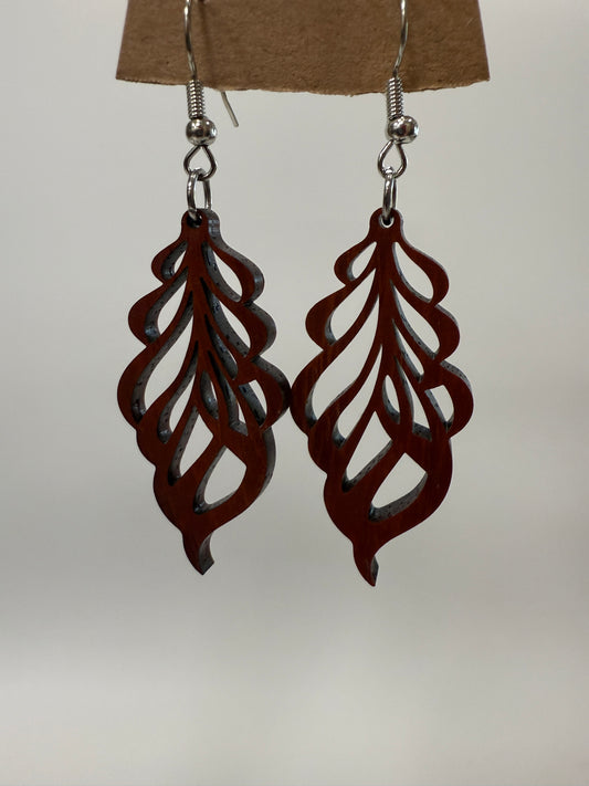 Earring - Deco Floral (dark)