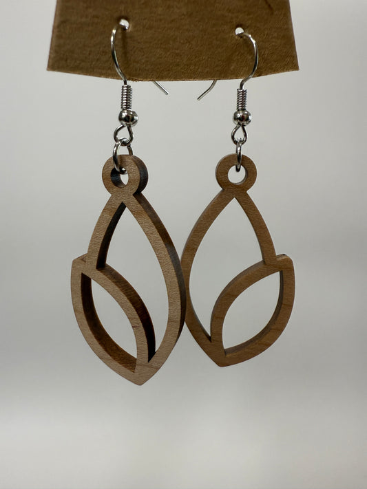 Earring - Minimalist Leaves (light)
