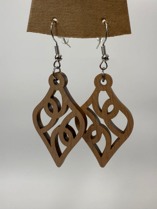 Earring - Deco Drop Diamond (light)