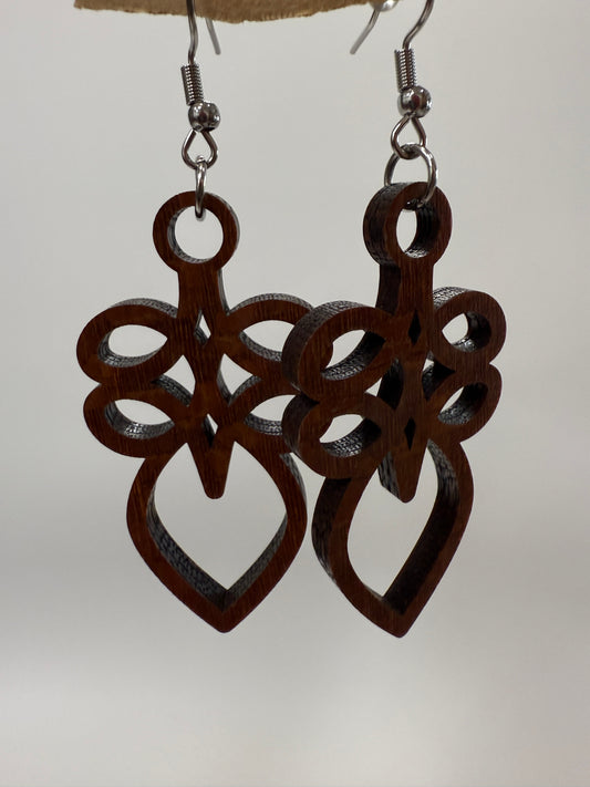 Earring - Deco Fancy Drop (dark)