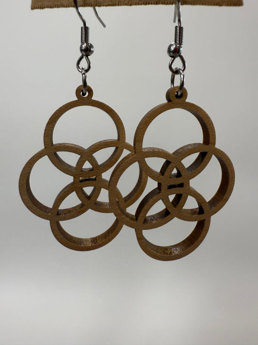 Earring - Deco Circles 2 (light)