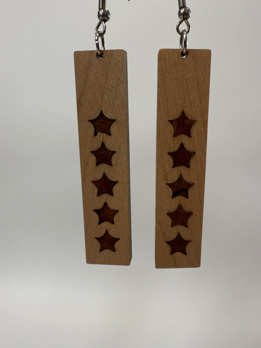 Earring - Star Inlay (light)