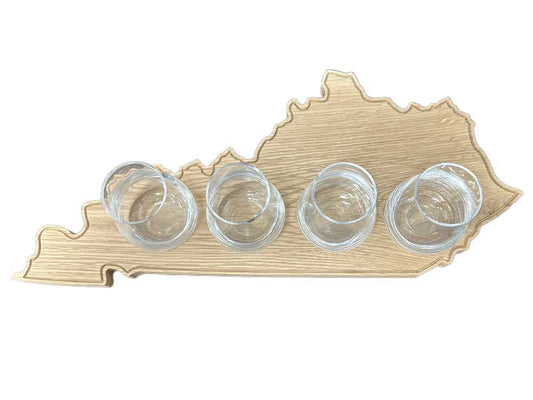 Bourbon Flight Board - Kentucky