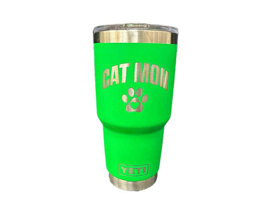 Yeti Rambler Tumbler - Cat Mom